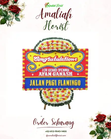 Sewa Papan Bunga Dukuh Pakis